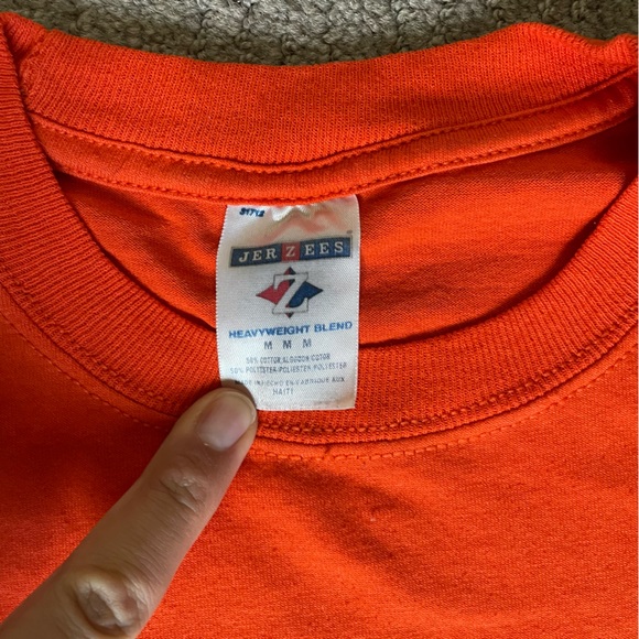 Jerzees Heavyweight Blend Graphic T-Shirt Meet Girls Learn Saxophone Today - Picture 5 of 6